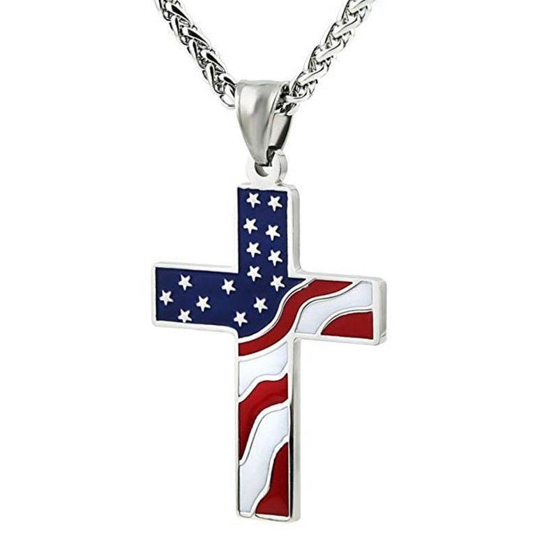 American Cross Necklace - Birthmonth Deals