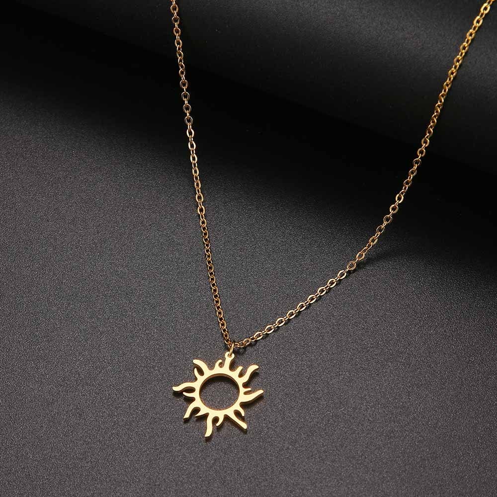 Flaming Sun Necklace - Birthmonth Deals