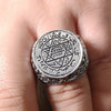Six-Pointed Star Solomon's Seal Ring - Birthmonth Deals