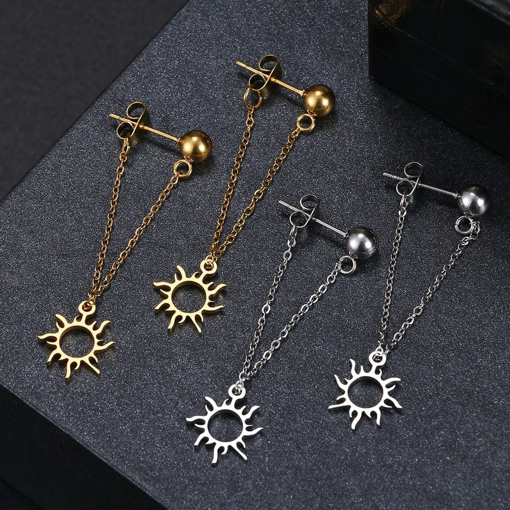 Flaming Sun Earrings II - Birthmonth Deals