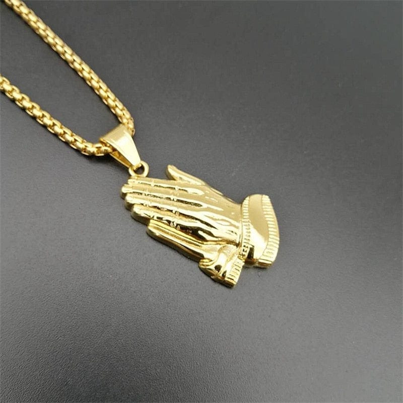 Praying Hand Necklace - Birthmonth Deals