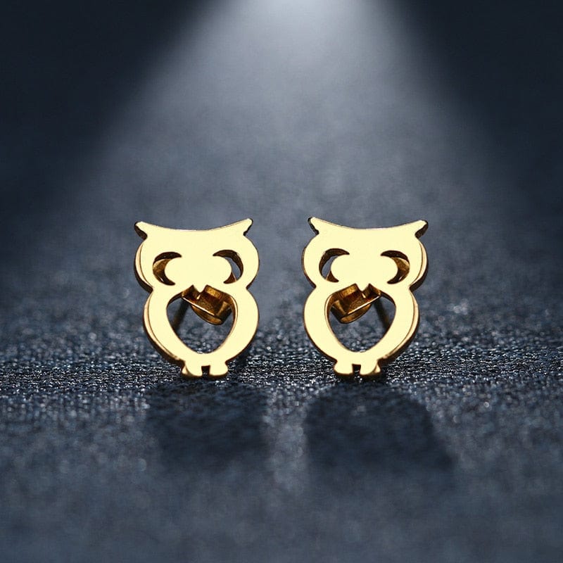 Owl Heart Earrings - Birthmonth Deals