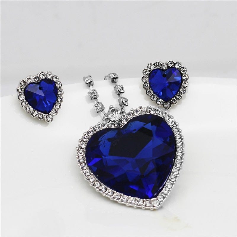 September Sapphire Birthstone Jewelry Set - Birthmonth Deals