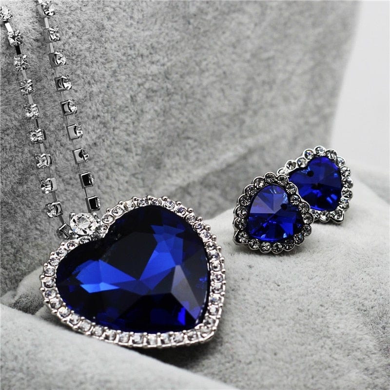 September Sapphire Birthstone Jewelry Set - Birthmonth Deals