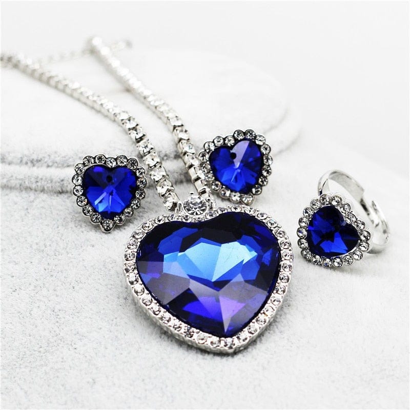 September Sapphire Birthstone Jewelry Set - Birthmonth Deals