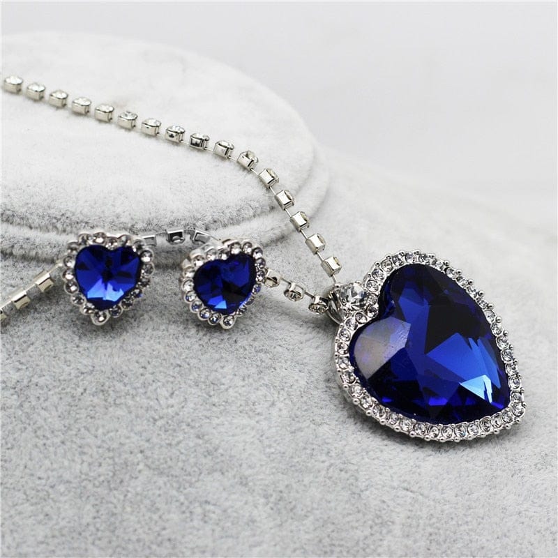 September Sapphire Birthstone Jewelry Set - Birthmonth Deals