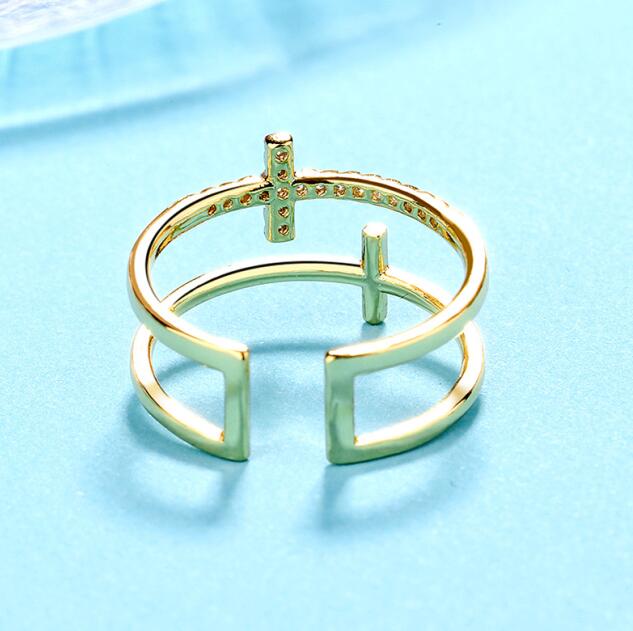 Double Cross Rings - Birthmonth Deals