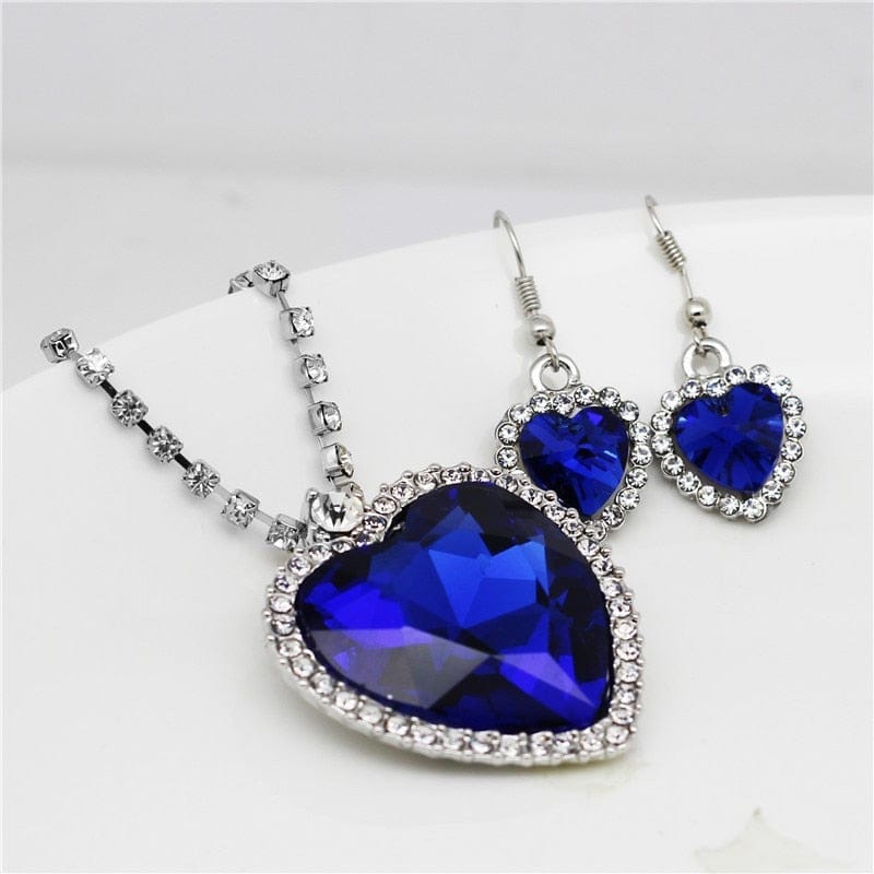 September Sapphire Birthstone Jewelry Set - Birthmonth Deals