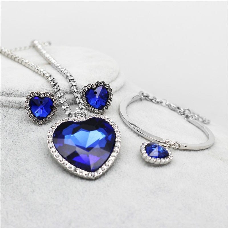 September Sapphire Birthstone Jewelry Set - Birthmonth Deals