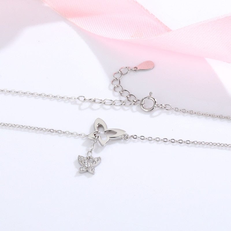 Diamond Butterfly Necklace - Birthmonth Deals