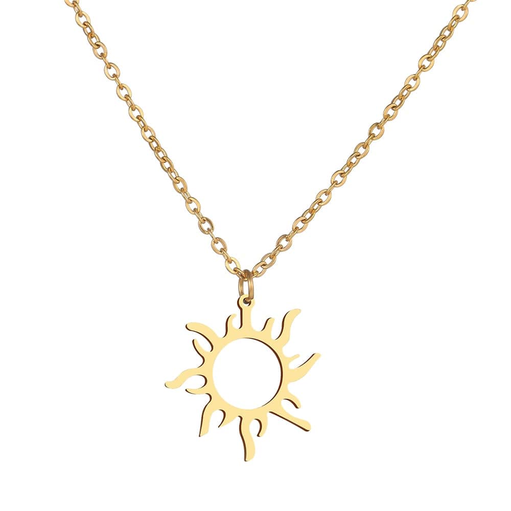 Flaming Sun Necklace - Birthmonth Deals