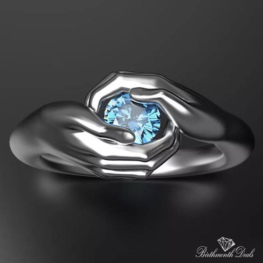 December Zircon Birthstone Ring - Birthmonth Deals