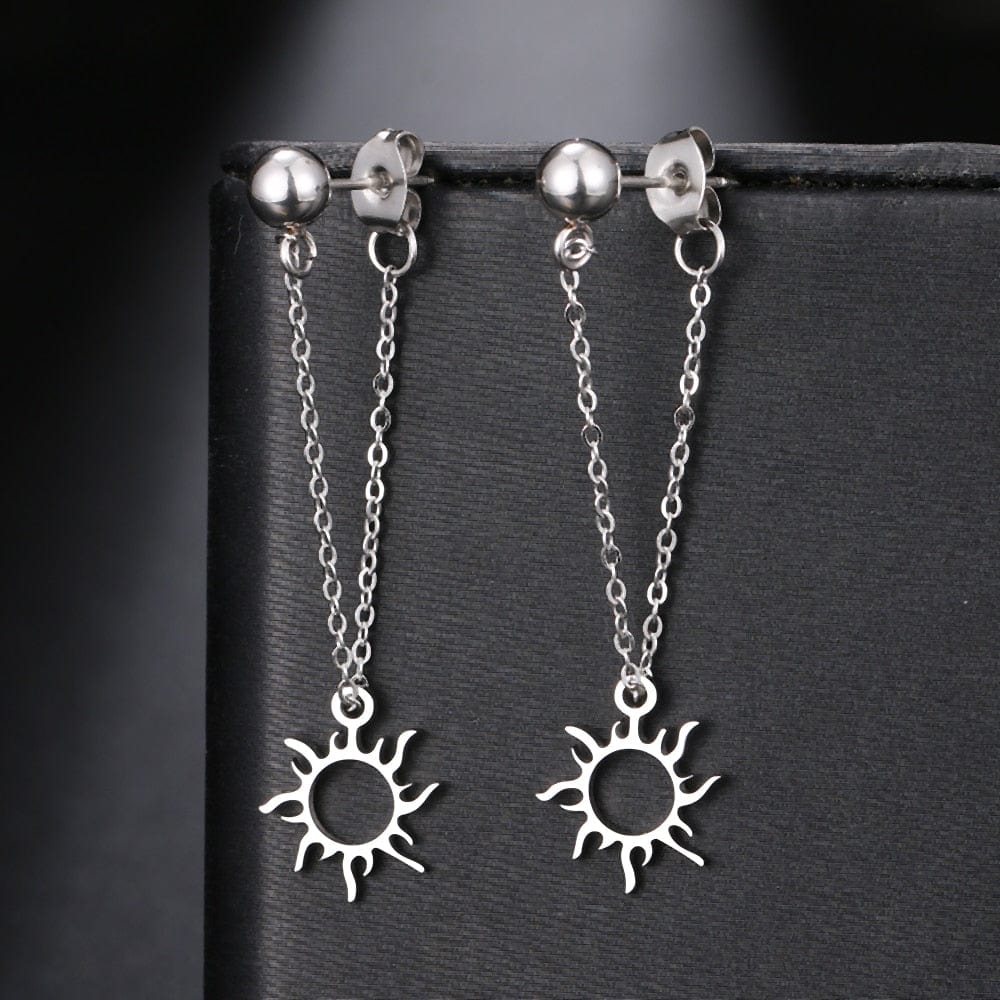 Flaming Sun Earrings II - Birthmonth Deals