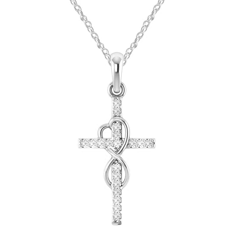 Infinity Crucifix Necklace - Birthmonth Deals