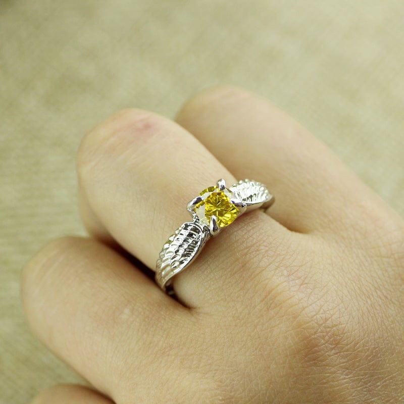 November Citrine Birthstone Ring - Birthmonth Deals