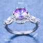 February Amethyst Birthstone Ring - Birthmonth Deals