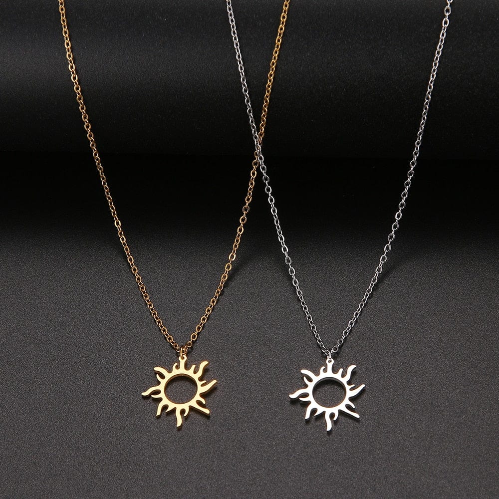 Flaming Sun Necklace - Birthmonth Deals