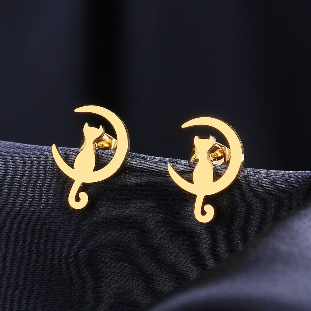 Luna Cat Earrings - Birthmonth Deals