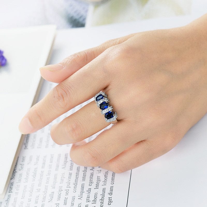 September Sapphire Birthstone Ring - Birthmonth Deals