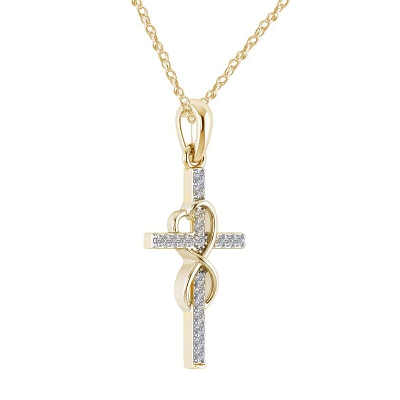 Infinity Crucifix Necklace - Birthmonth Deals