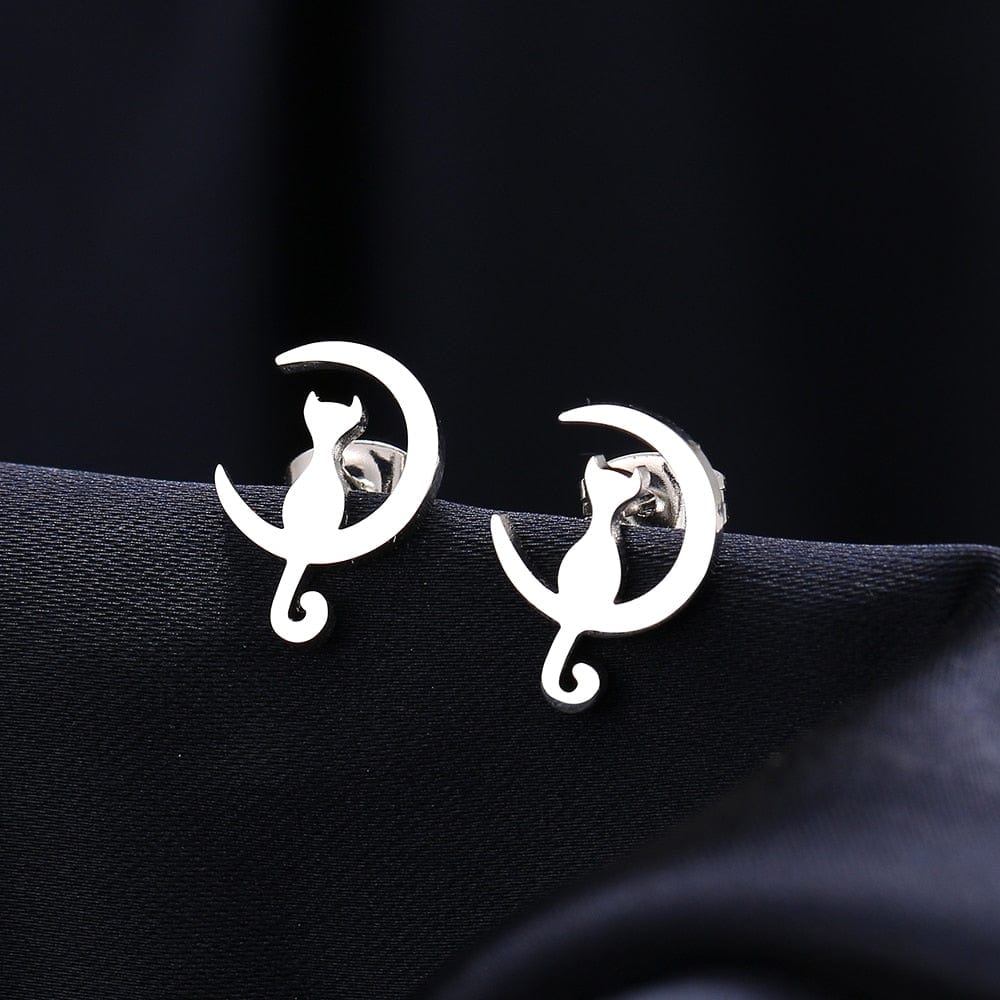 Luna Cat Earrings - Birthmonth Deals