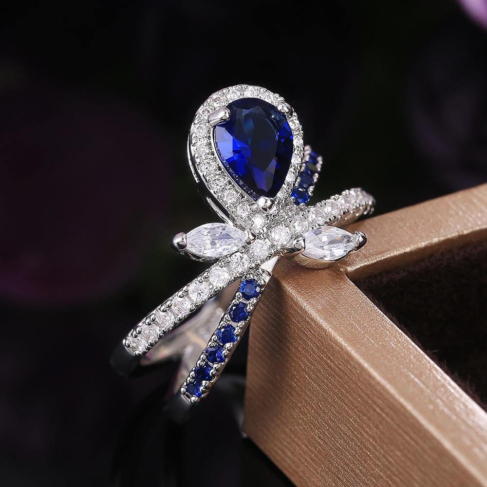 September Sapphire Birthstone Ring - Birthmonth Deals