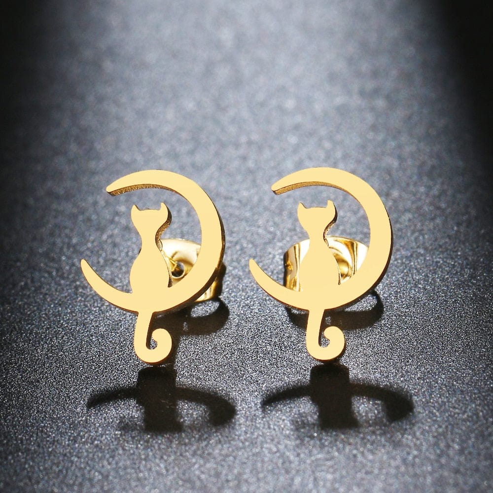 Luna Cat Earrings - Birthmonth Deals