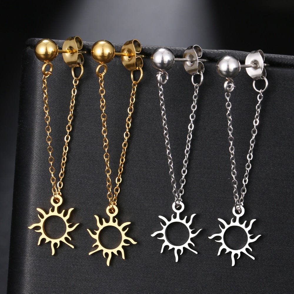 Flaming Sun Earrings II - Birthmonth Deals