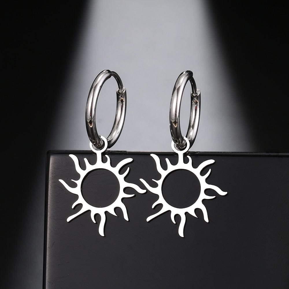 Flaming Sun Earrings - Birthmonth Deals