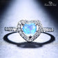 March Aquamarine Birthstone Ring - Birthmonth Deals