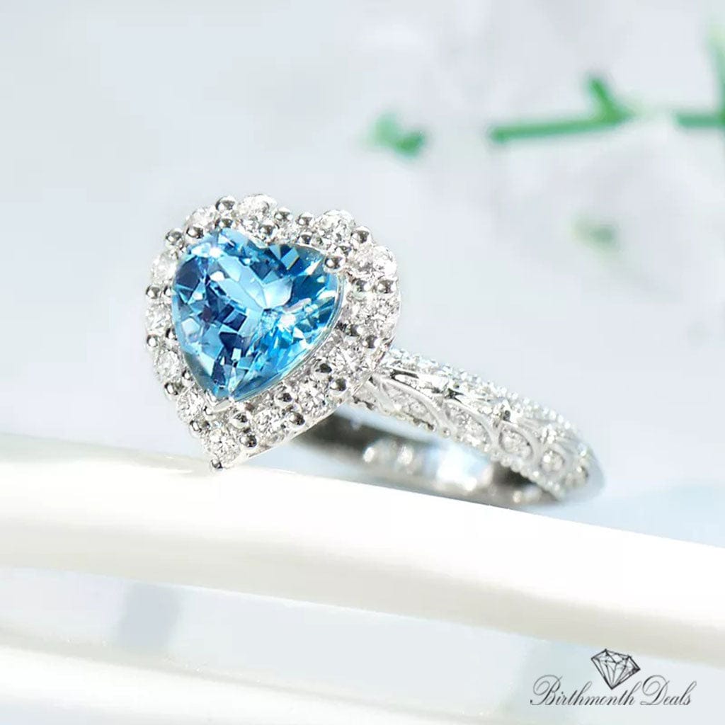 December Zircon Birthstone Ring - Birthmonth Deals