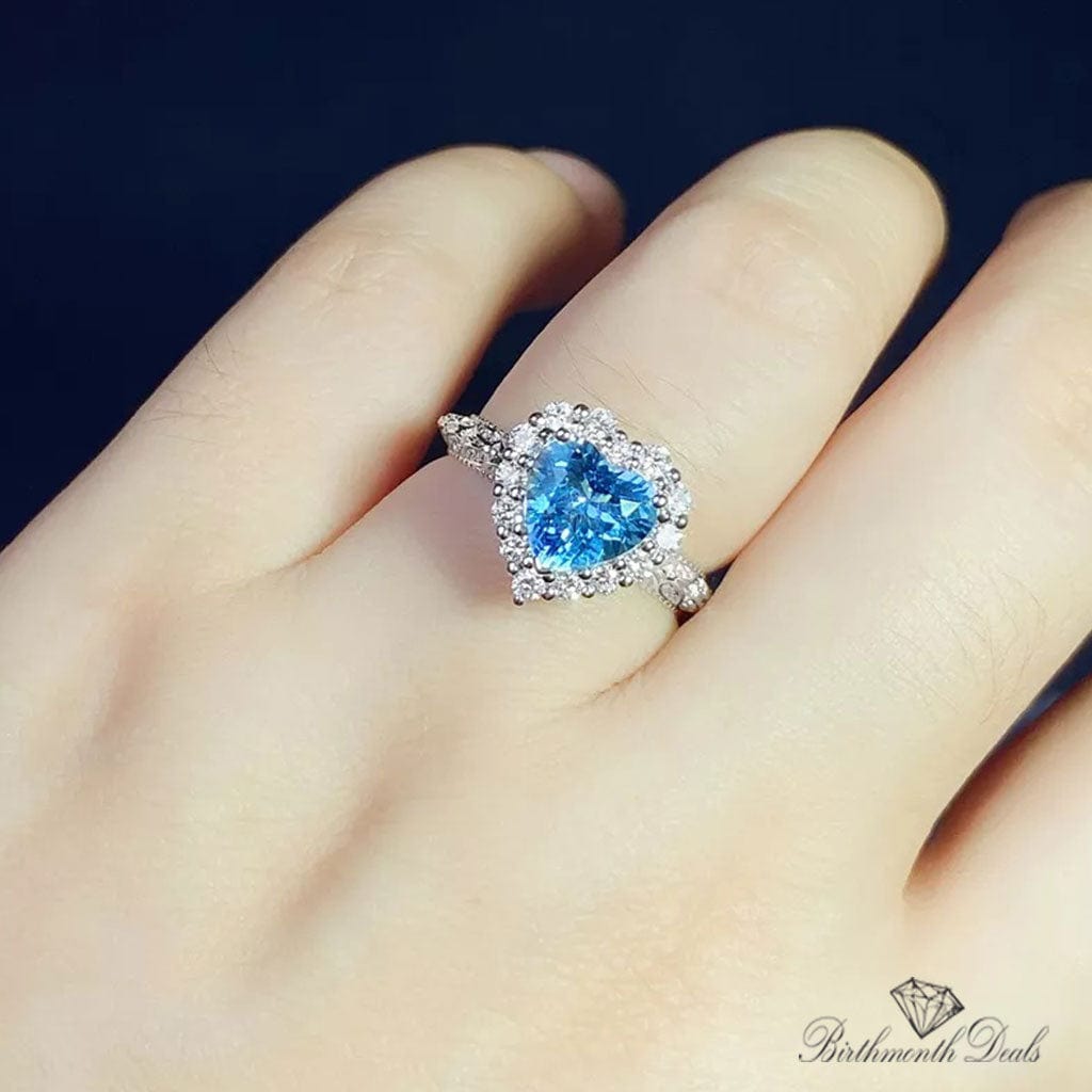 December Zircon Birthstone Ring - Birthmonth Deals