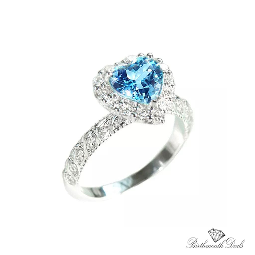 December Zircon Birthstone Ring - Birthmonth Deals