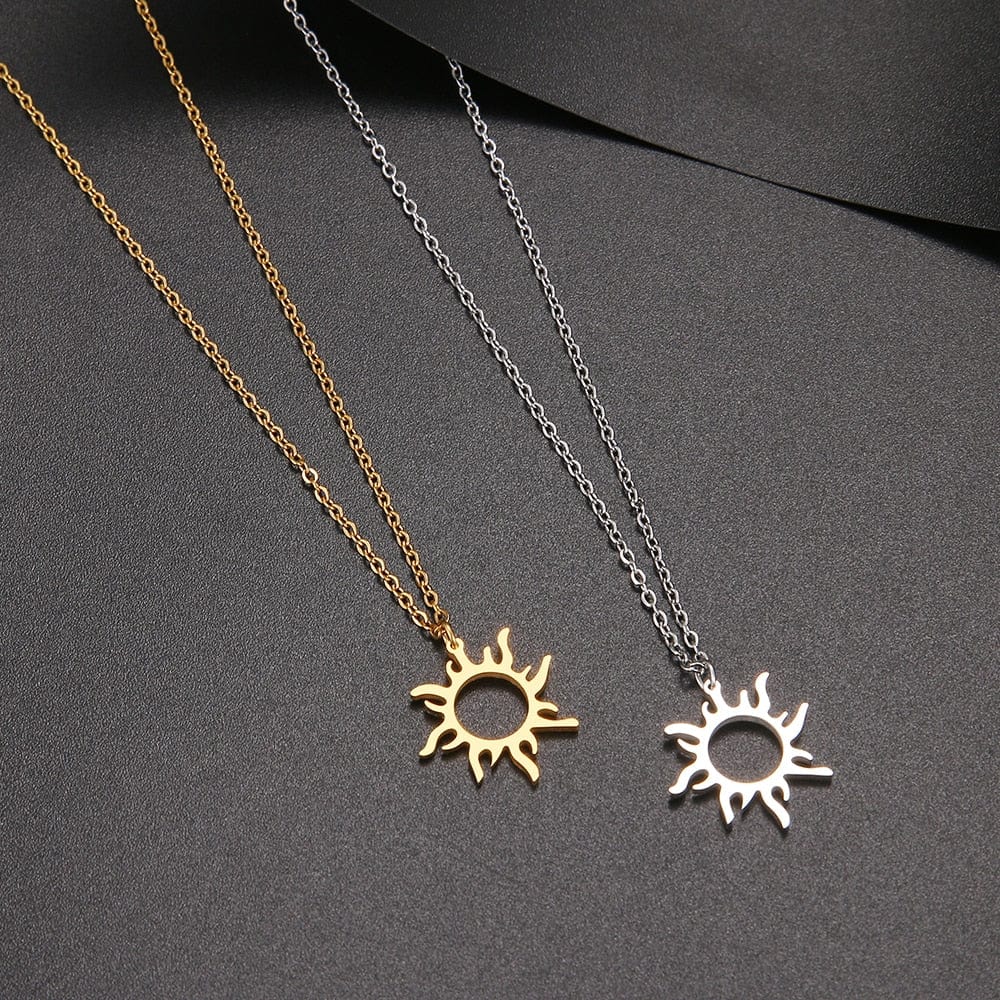 Flaming Sun Necklace - Birthmonth Deals