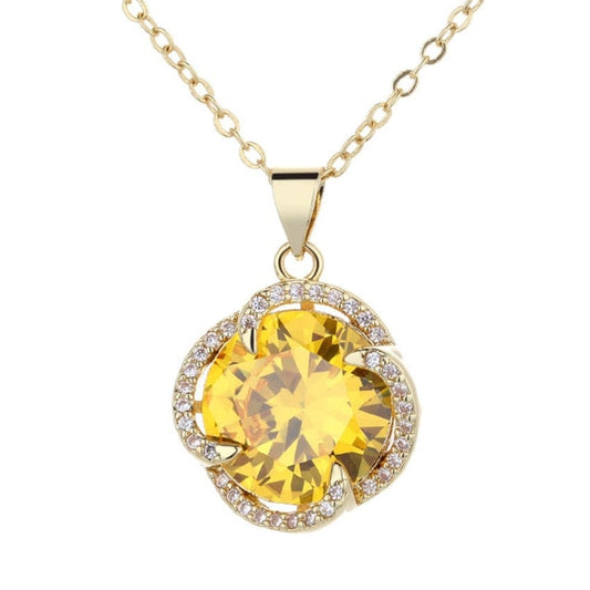 November Citrine Necklace - Birthmonth Deals