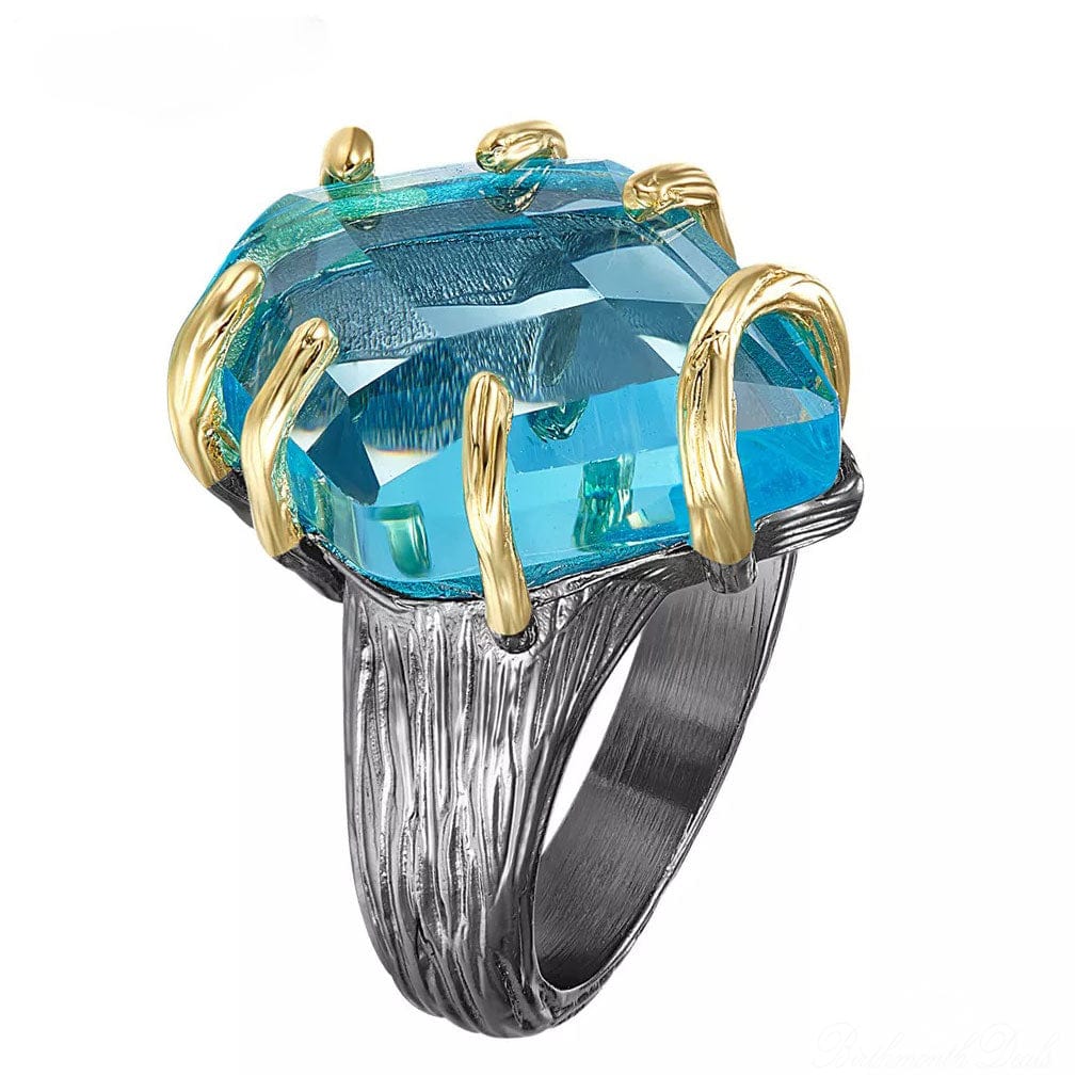 December Zircon Birthstone Ring - Birthmonth Deals