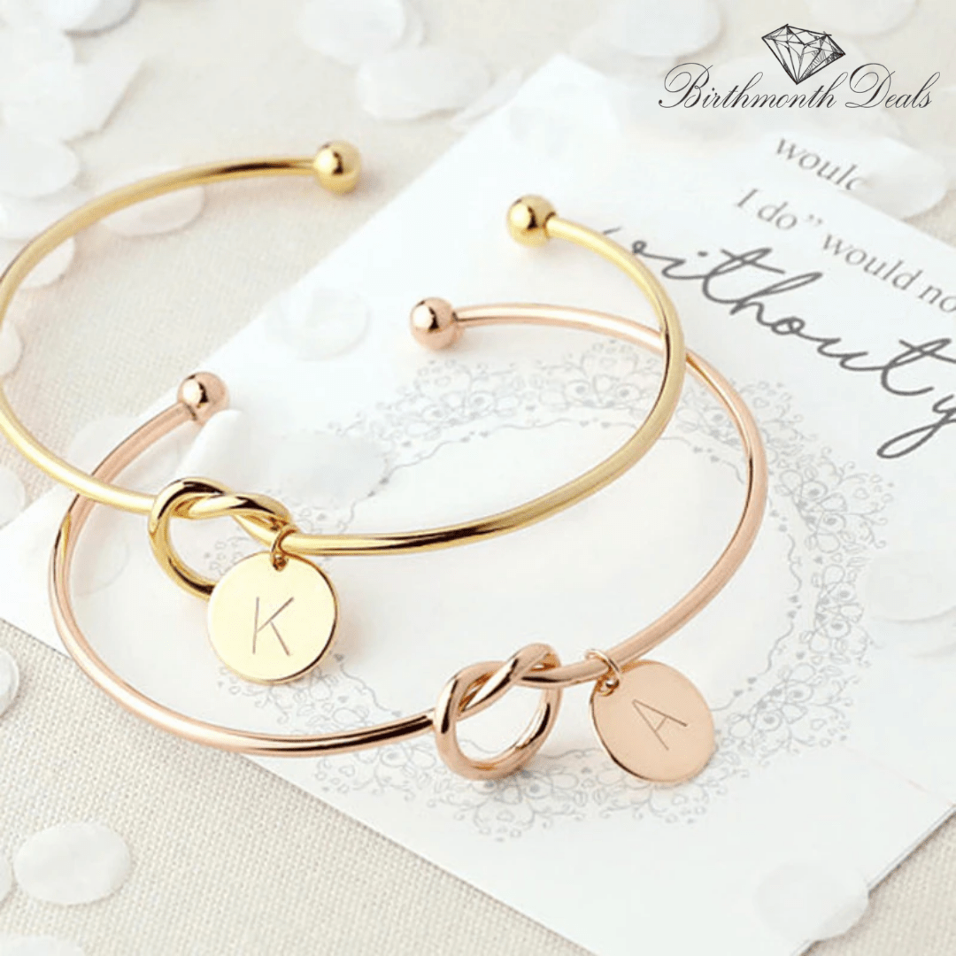 Initial Letter Bracelet - Birthmonth Deals