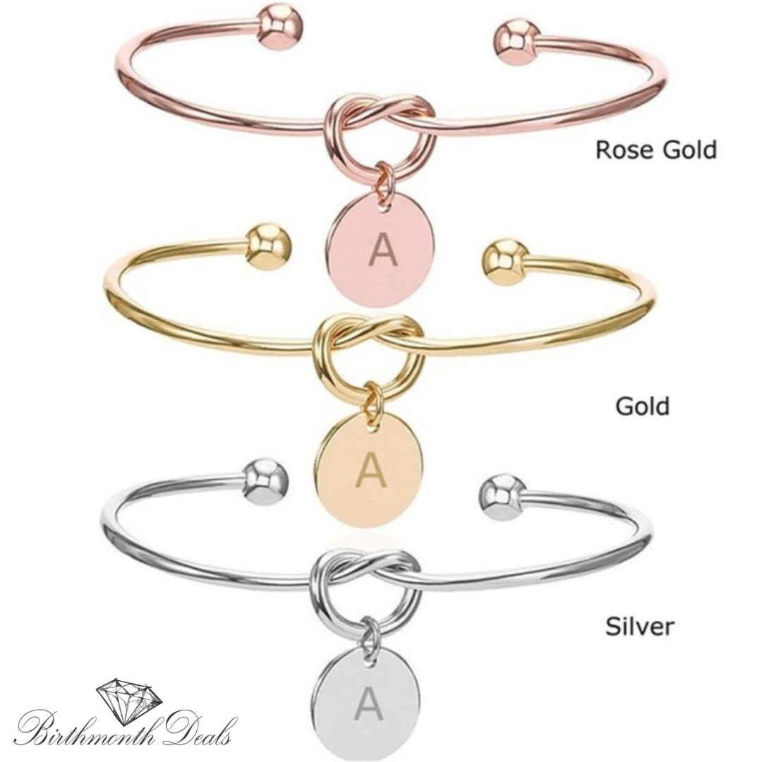 Initial Letter Bracelet - Birthmonth Deals