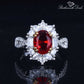 January Garnet Birthstone Ring - Birthmonth Deals