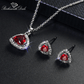 January Garnet Birthstone Jewelry Set - Birthmonth Deals