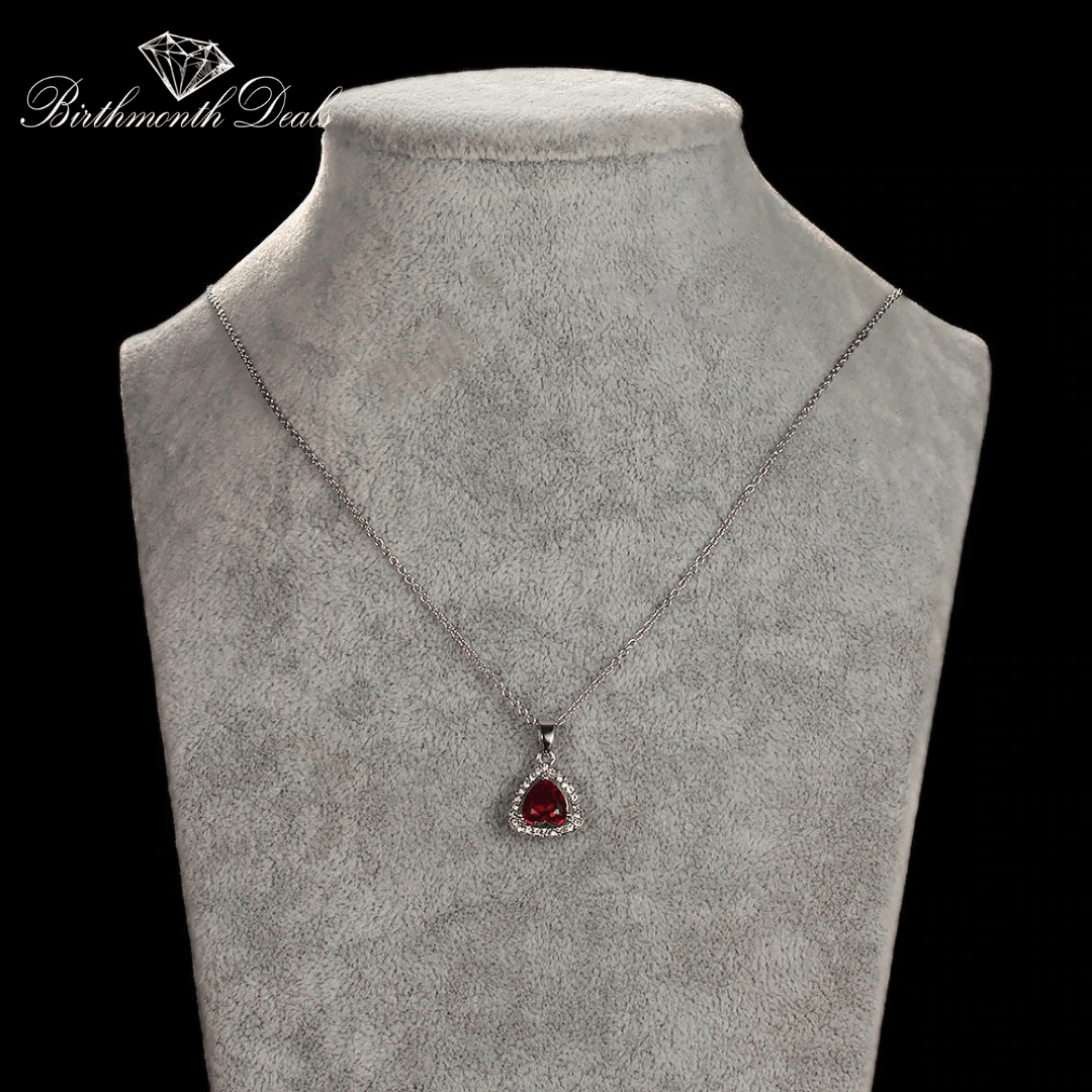 January Garnet Birthstone Jewelry Set - Birthmonth Deals