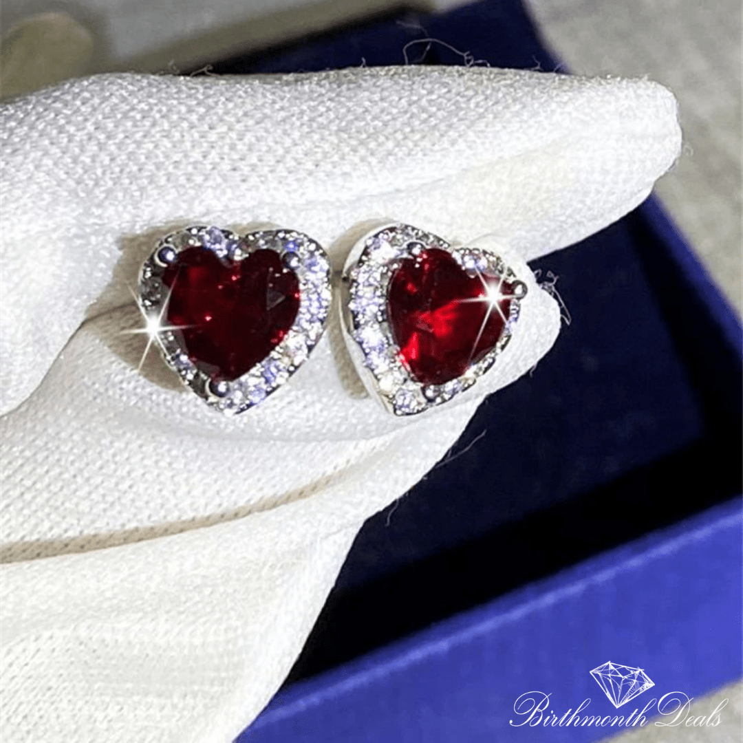 January Garnet Birthstone Jewelry Set - Birthmonth Deals