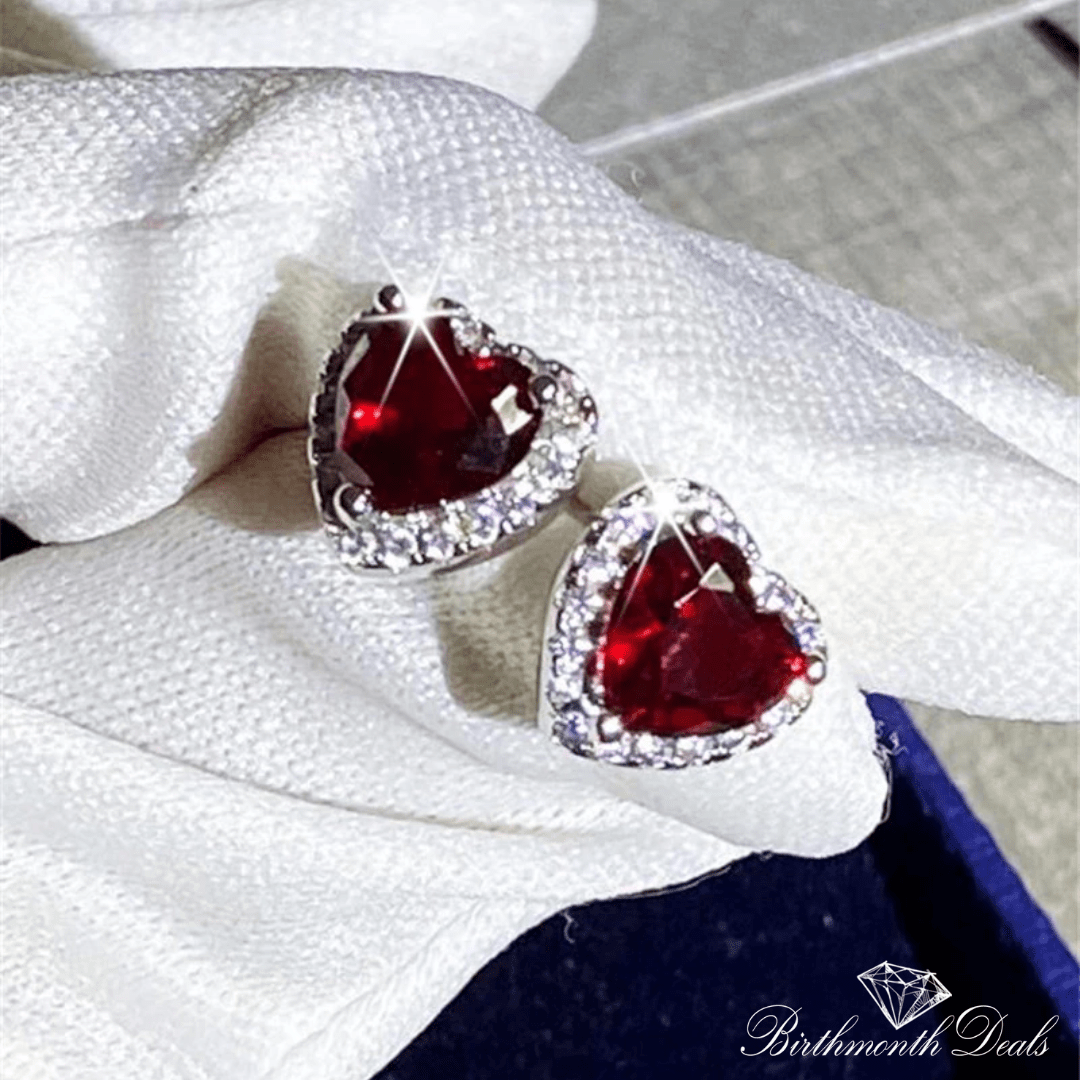 January Garnet Birthstone Jewelry Set - Birthmonth Deals