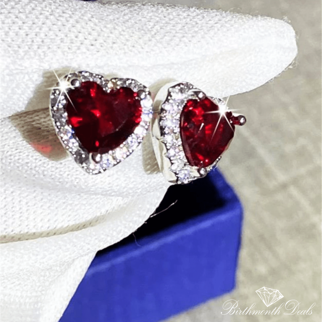 January Garnet Birthstone Jewelry Set - Birthmonth Deals