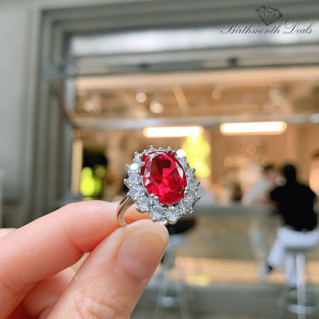 January Garnet Birthstone Jewelry Set - Birthmonth Deals