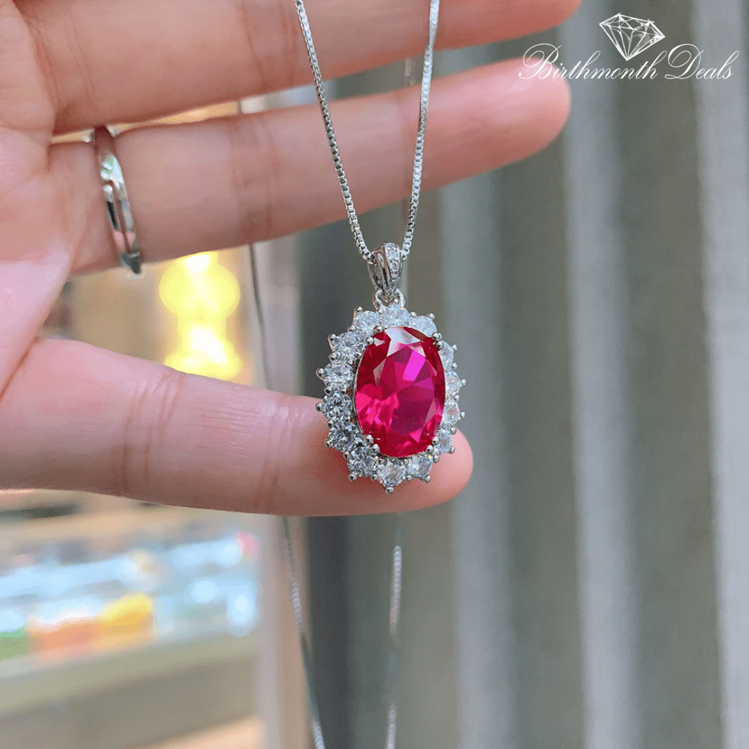 January Garnet Birthstone Jewelry Set - Birthmonth Deals