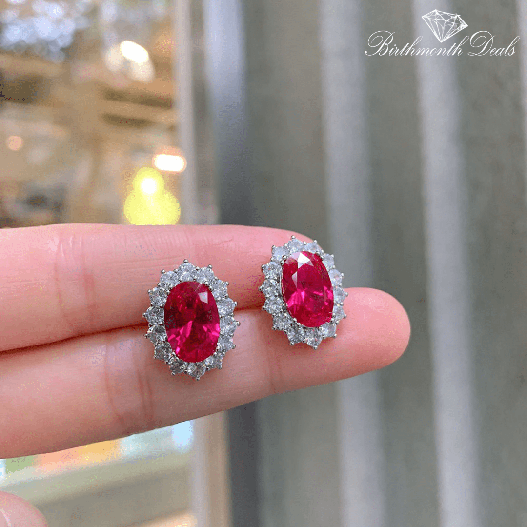 January Garnet Birthstone Jewelry Set - Birthmonth Deals