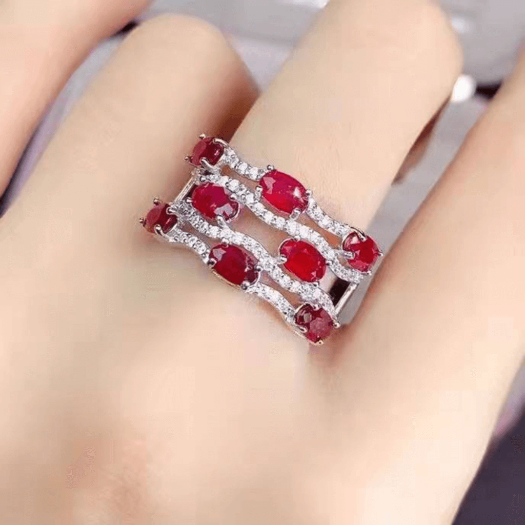 July Ruby Birthstone Ring - Birthmonth Deals