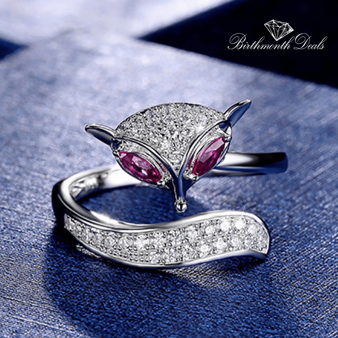 July Ruby Birthstone Ring - Birthmonth Deals