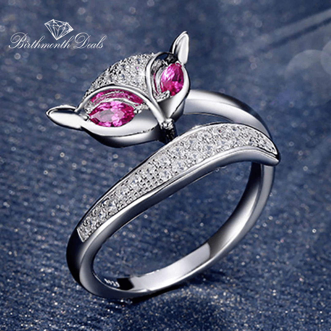 July Ruby Birthstone Ring - Birthmonth Deals